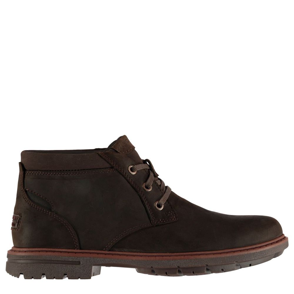 Rockport Buck - Mens Chukka Boots - Dark Chocolate - NZ (HTM-603582)